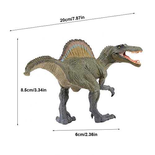 Figuras realistas del Dinosaurio, Figura plástica de Spinosaurus Juguetes educativos del Dinosaurio Modelos para los niños Niños pequeños Regalo patrón Spinosaurus