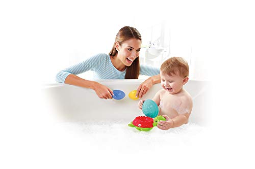 Fisher-Price Tortuguita Chip-chap, Juguete de baño bebé +6 meses (Mattel DHW16)