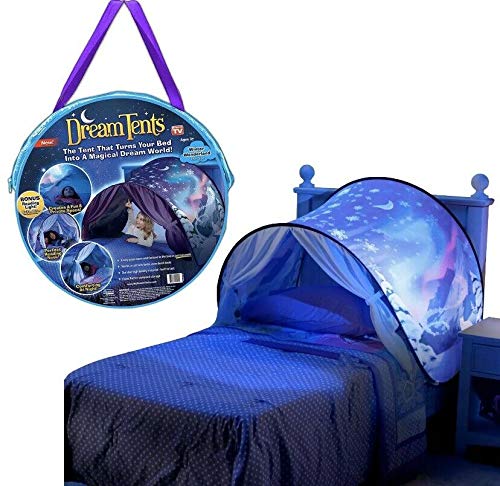 FLAYOR Dream Tents – Tienda de campaña plegable para niños, tienda de campaña para niños, tienda de campaña, regalo de Navidad (nieve)