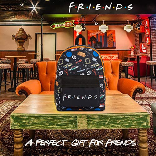 Friends Mochila Escolar Unisex, Mochilas Originales para Colegio y Universidad, Bolsa de Viaje, Friends Merchandising, Regalos Cumpleaños