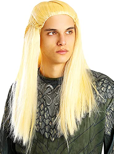 Funidelia | Peluca Legolas - El Señor de los Anillos Oficial para Hombre y Mujer ▶ El Señor de los Anillos, Películas & Series, El Hobbit, Lord of The Rings (LOTR)