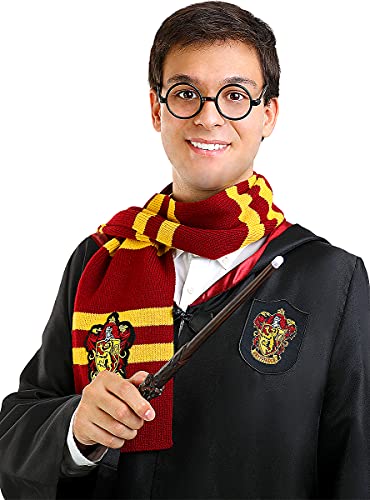 Funidelia | Varita de Harry Potter con luz Oficial para Hombre y Mujer ▶ Películas & Series, Magos, Gryffindor, Hogwarts - Color: Marrón, Accesorio para Disfraz - Licencia: 100% Oficial