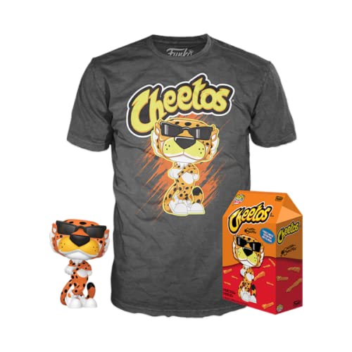 Funko 46482 Pop y tee: Cheetos - Chester Cheetah - Pequeño, Multicolor