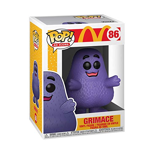 Funko - Pop! Ad Icons: McDonald's - Grimace Figura Coleccionable, Multicolor (45723)