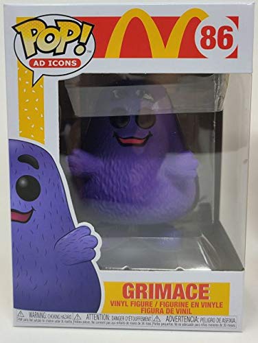 Funko - Pop! Ad Icons: McDonald's - Grimace Figura Coleccionable, Multicolor (45723)