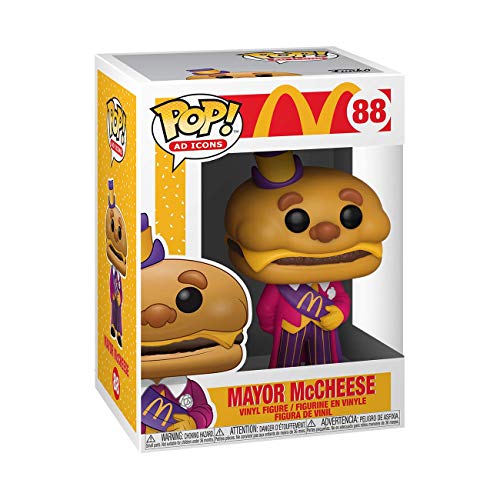 Funko- Pop Ad Icons: McDonald's-Mayor McCheese Figura Coleccionable, Multicolor (45725)