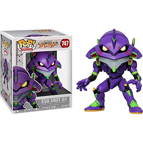 Funko- Pop Animation: Evangelion-6" Eva Unit 01 Neon Genesis Collectible Toy, Multicolor, One Size (45117)