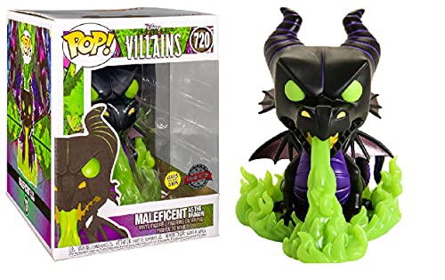 Funko Pop Disney Villains Maleficent as the Dragon Glow in the Dark Exclusive 720