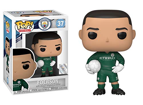 Funko- Pop Football: Manchester City-Ederson Santana de Moraes National Soccer Club Figura Coleccionable, Multicolor (47254)