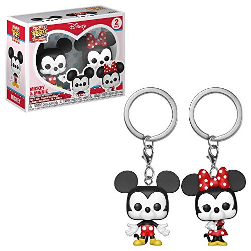 Funko Pop!- Mickey & Friends Pack llaveros Pocket Pop Disney Mickey Minnie&, Multicolor (36368)