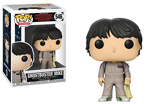 Funko Pop! Stranger Things – Figura de vinilo de personajes de Cazafantasmas Mike Wheeler Funko Pop! (incluye funda protectora de caja de protección de pop)