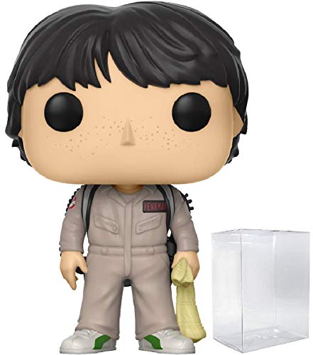 Funko Pop! Stranger Things – Figura de vinilo de personajes de Cazafantasmas Mike Wheeler Funko Pop! (incluye funda protectora de caja de protección de pop)