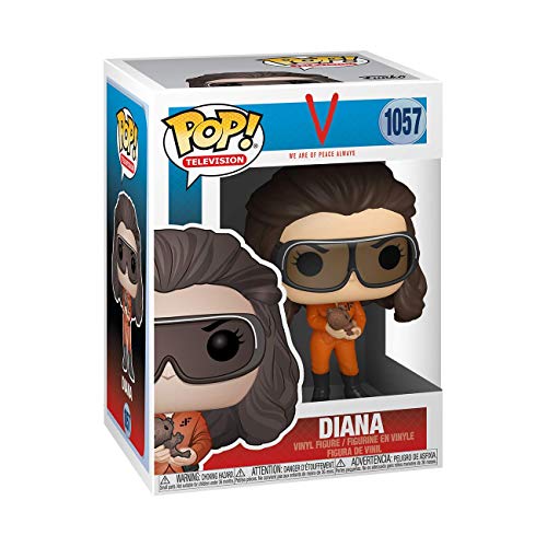 Funko- Pop V TV Show-Diana in Glasses w/Rodent Figura coleccionable, Multicolor (52029)