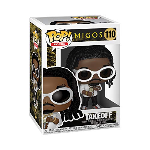 Funko- Pop Vinilo: Migos: Takeoff Other License Figura Coleccionable, Multicolor (37855)