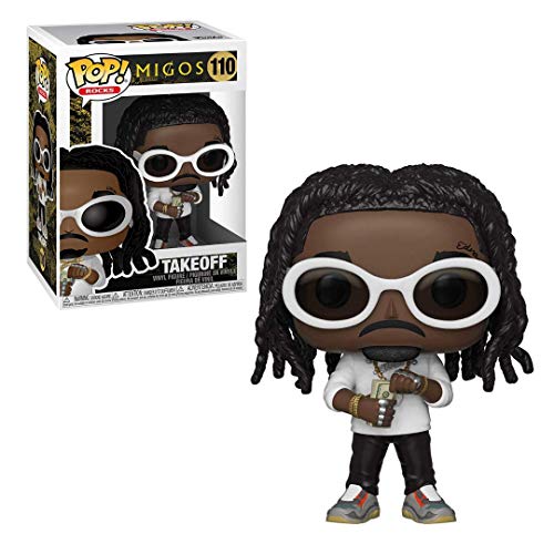 Funko- Pop Vinilo: Migos: Takeoff Other License Figura Coleccionable, Multicolor (37855)