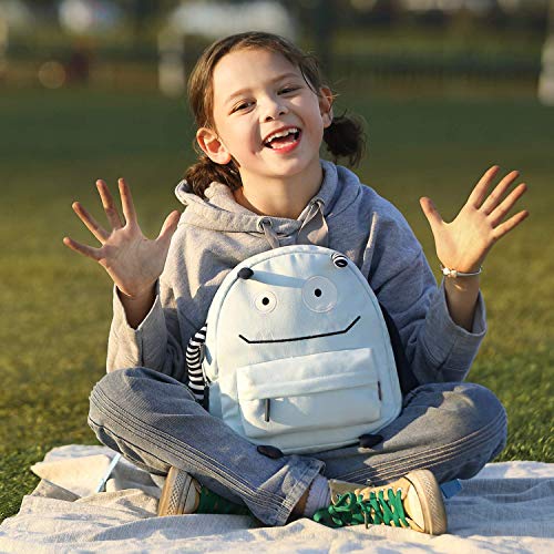 GAGAKU 3D Animals Mochila Infantil Grande para Niños y Niñas de 3 a 6 Años 100% Algodón , Azul