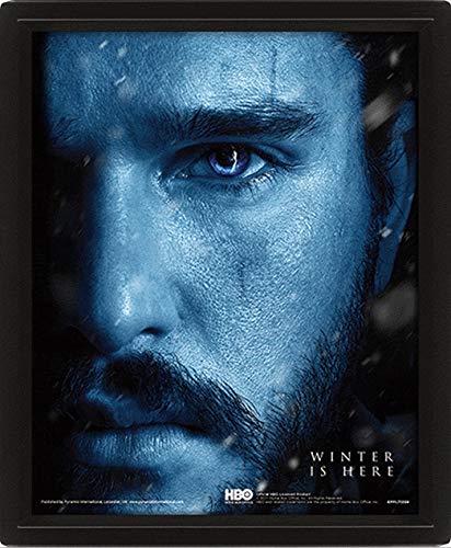 Game Of Thrones - Figura de Vinilo Poster 3D Jon Snow Vs. Night King