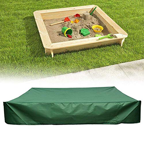 Ganquer Polvo Protección Arenero Cover Waterproof con Cordón Arenero Funda Herramienta Impermeable Arenero Cobertor de Piscina - como Imagen Show, 120x120cm