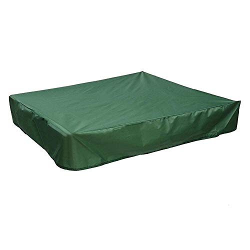 Ganquer Polvo Protección Arenero Cover Waterproof con Cordón Arenero Funda Herramienta Impermeable Arenero Cobertor de Piscina - como Imagen Show, 120x120cm