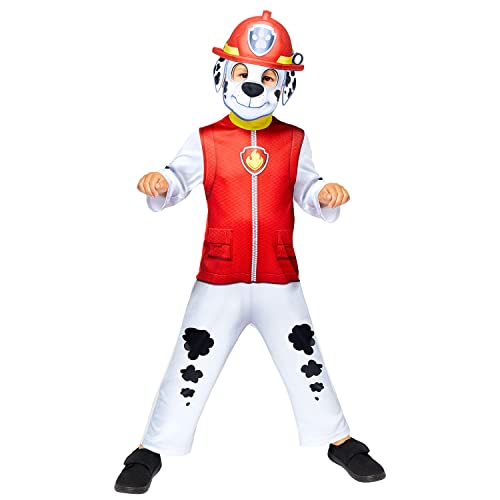 Generique - Disfraz y máscara Marshall niño Paw Patrol - 3-4 años (94-104 cm)