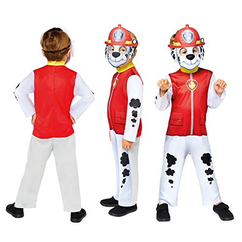 Generique - Disfraz y máscara Marshall niño Paw Patrol - 3-4 años (94-104 cm)