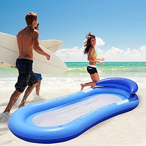 Gidenfly Hamaca hinchable para la playa, flotador multiusos, respaldo reclinable, sofá de agua, flotador para piscina