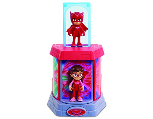 Giochi Preziosi PJ Masks - Cámara de transformación con 2 Personajes