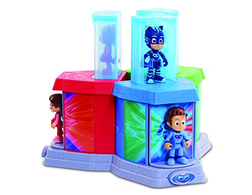 Giochi Preziosi PJ Masks - Cámara de transformación con 2 Personajes