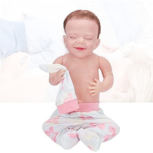 GLIANG MuñEca Reborn - 18 Pulgadas Bebe Reborn NiñA Realista Silicona, Reborn Baby Doll Recien Nacido - Juguetes para NiñOs Mayores De 3 AñOs