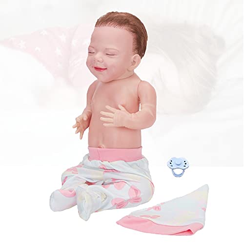 GLIANG MuñEca Reborn - 18 Pulgadas Bebe Reborn NiñA Realista Silicona, Reborn Baby Doll Recien Nacido - Juguetes para NiñOs Mayores De 3 AñOs