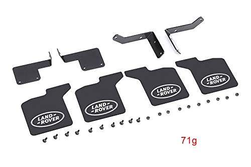 GPM R/C Scale Accessories : Front & Rear Skid Plate For Traxxas TRX-4 Trail Defender Crawler - 28Pc Set Black