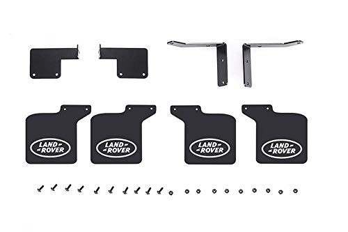 GPM R/C Scale Accessories : Front & Rear Skid Plate For Traxxas TRX-4 Trail Defender Crawler - 28Pc Set Black