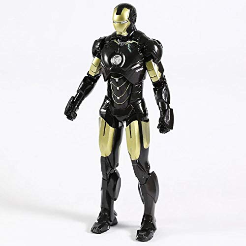 GSDGSD Iron Man 2 Mark IV MK 4 Negro Oro Ver. Figura de PVC a Escala 1: 6 Crazys Toys Modelo de Juguete 31 cm