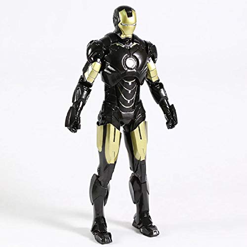 GSDGSD Iron Man 2 Mark IV MK 4 Negro Oro Ver. Figura de PVC a Escala 1: 6 Crazys Toys Modelo de Juguete 31 cm