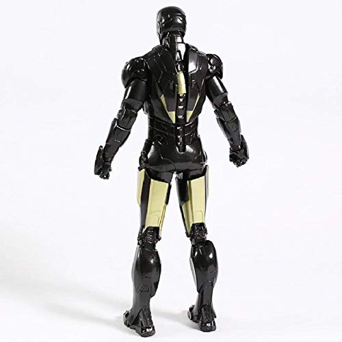 GSDGSD Iron Man 2 Mark IV MK 4 Negro Oro Ver. Figura de PVC a Escala 1: 6 Crazys Toys Modelo de Juguete 31 cm