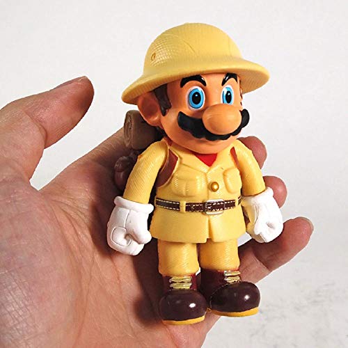 GSDGSD Traje de Super Mario Odyssey Mario Explorer Ver. Muñeca de decoración de Juguetes de Escritorio de Figura de PVC