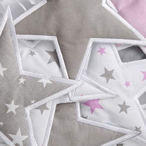 Guirnalda de estrellas en muchos diseños – Decoración para habitación infantil, 200 cm (estrella 01)