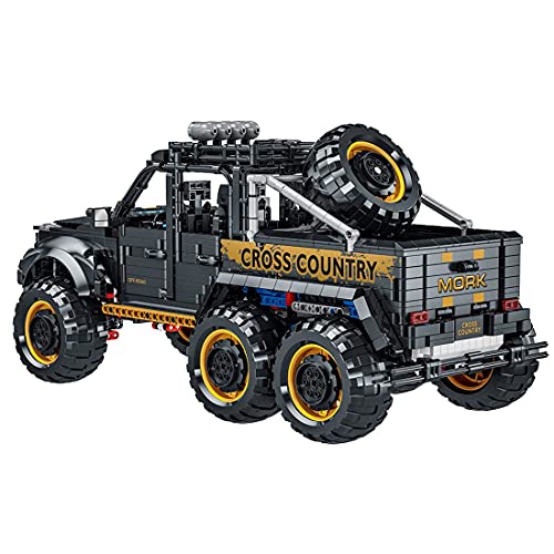 GXQRHQ - Bloques de construcción para automóvil, 6 x 6, vehículo Todoterreno para Ford Raptor, Juego de construcción de Modelo de Buggy 1: 8, artículos exclusivos de coleccionista, 3218 pie