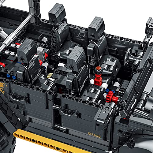 GXQRHQ - Bloques de construcción para automóvil, 6 x 6, vehículo Todoterreno para Ford Raptor, Juego de construcción de Modelo de Buggy 1: 8, artículos exclusivos de coleccionista, 3218 pie