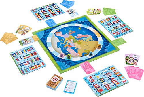 HABA- Juego de Mesa, Los Países de Europa, Multicolor (Habermass H304535)