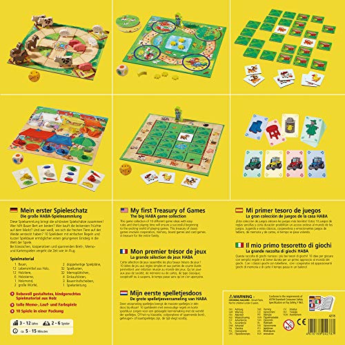 Haba Mi primer tesoro de juegos La gran colección de juegos de HABA (en alemán)