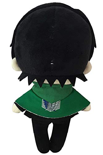 hahomin Levi/Rivaille Peluche Levi Ackerman Juguete Figura de Anime Juguete de peluche suave Regalo de cumpleaños del día de San Valentín 7.9 pulgadas (verde)