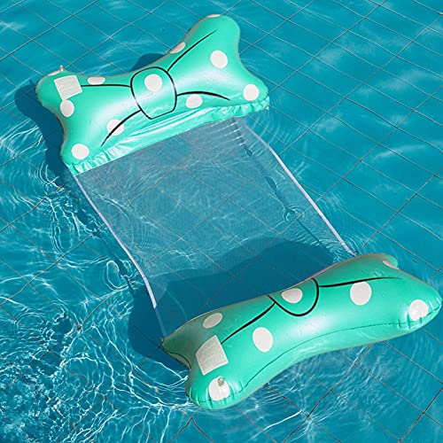 Hamaca De Agua Sillón Reclinable Flotante Hamaca Flotante Piscina Cama Flotante Inflable Sofá De Agua Tumbona Hinchable para Piscina, Playa, Mar (145x70 Cm)