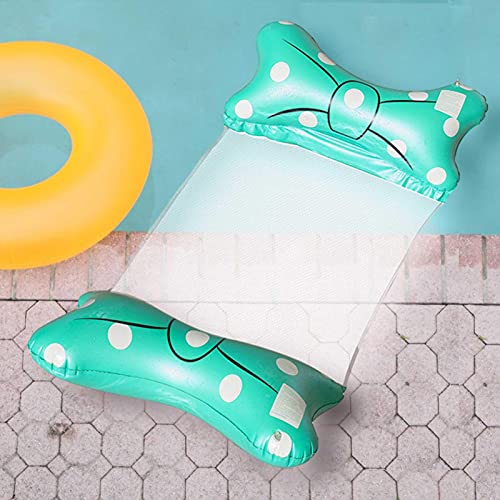 Hamaca De Agua Sillón Reclinable Flotante Hamaca Flotante Piscina Cama Flotante Inflable Sofá De Agua Tumbona Hinchable para Piscina, Playa, Mar (145x70 Cm)