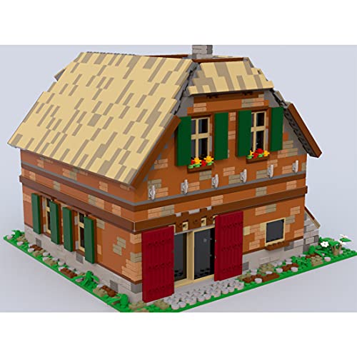 HAMM Rustic Farmhouse Juego de construcción de bloques de construcción MOC (Autorizado y diseñado por Bjorn Schouten) 3123 piezas modulares compatible con Lego