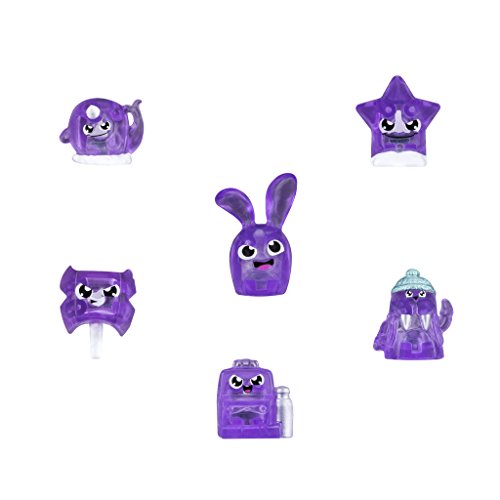 Hanazuki - Pack 6 Tesoros Valiente, Color Morado (Hasbro B8451ES0)