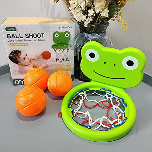 Hangarone Juguete de baño para bebé, mini canasta de baloncesto, para cuarto de baño, juguete para bebé, bañera