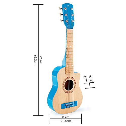 Hape International- Blue Lagoon Guitarra Clásica, Multicolor, Talla única (E0601)