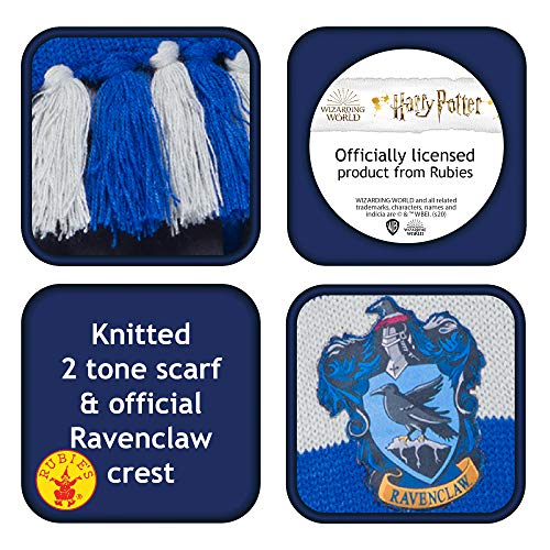 Harry Potter Deluxe Bufanda Ravenclaw, Multicolor, (Rubie'S 39036)