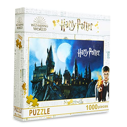 Harry Potter Puzzle 1000 Piezas y Pack de 4 Jigsaw Puzzle de 250 Piezas, Harry Potter Regalos (1000 Piezas)